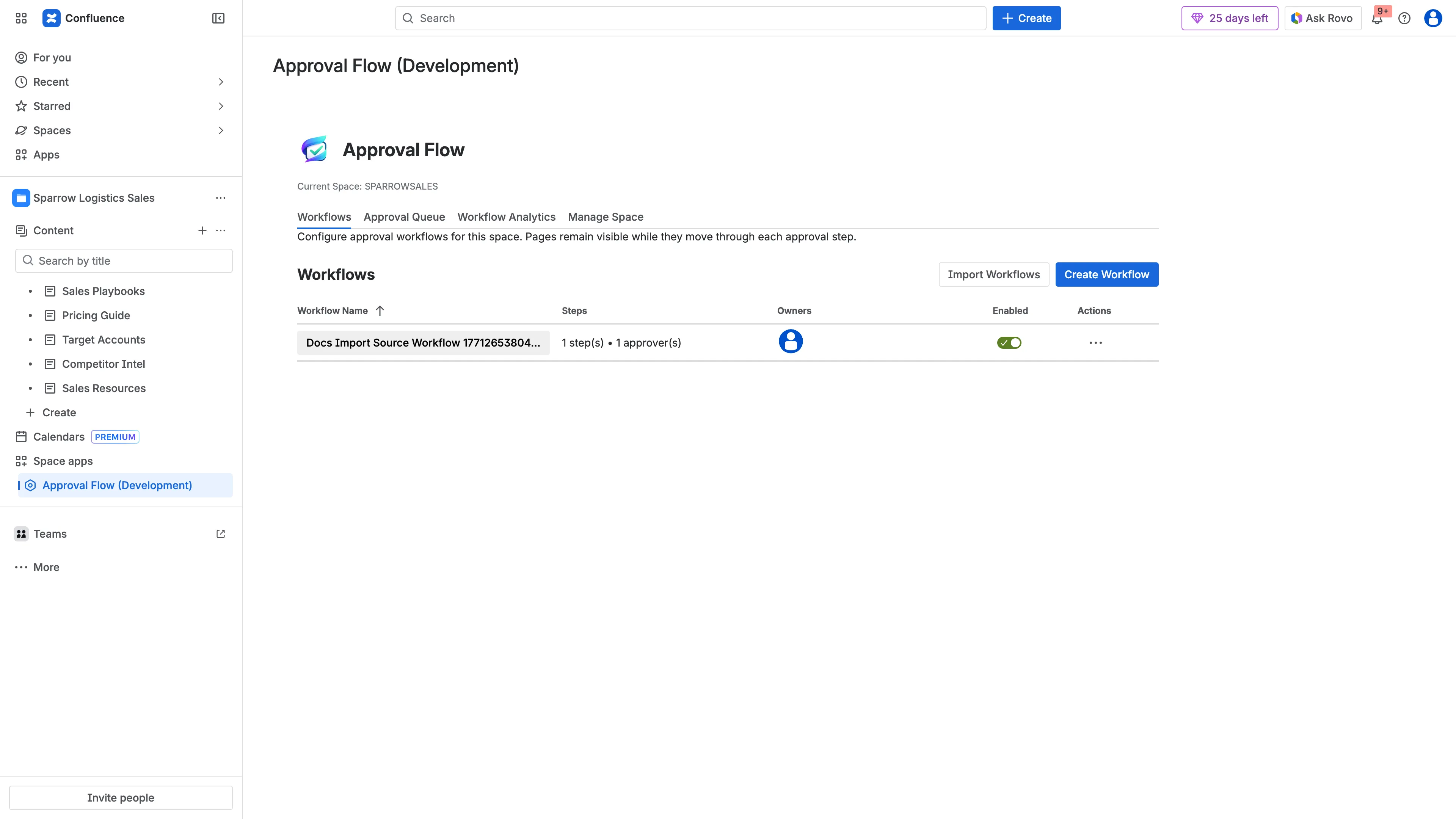 SPARROWSALES workflows