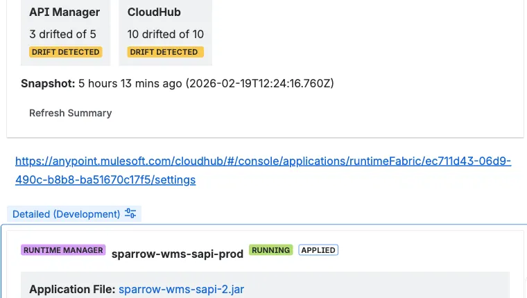 Environment summary focused crop