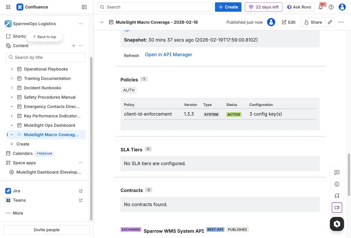 Security macro sections